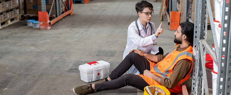 derecho a asistencia médica en un accidente laboral